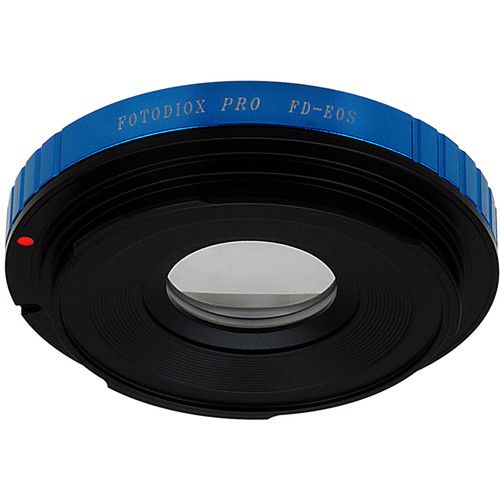  FotodioX Pro Lens Mount Adapter with Generation v10 Focus Confirmation Chip for Canon FD-Mount Lens to Canon EF or EF-S Mount Camera