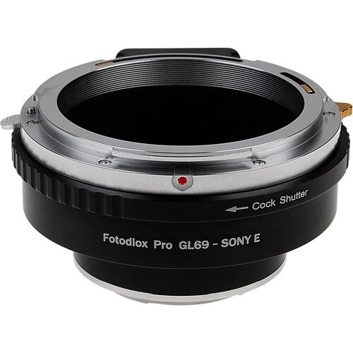  FotodioX Pro Lens Mount Adapter, Compatible with Fujica GL69 Mount Lens to Sony Alpha E-Mount Mirrorless Camera Systems