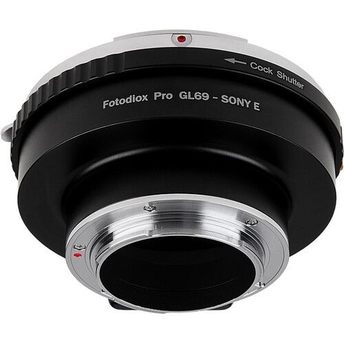  FotodioX Pro Lens Mount Adapter, Compatible with Fujica GL69 Mount Lens to Sony Alpha E-Mount Mirrorless Camera Systems