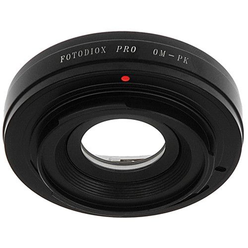  FotodioX Pro Lens Mount Adapter for Olympus OM Lens to Pentax K Mount Camera