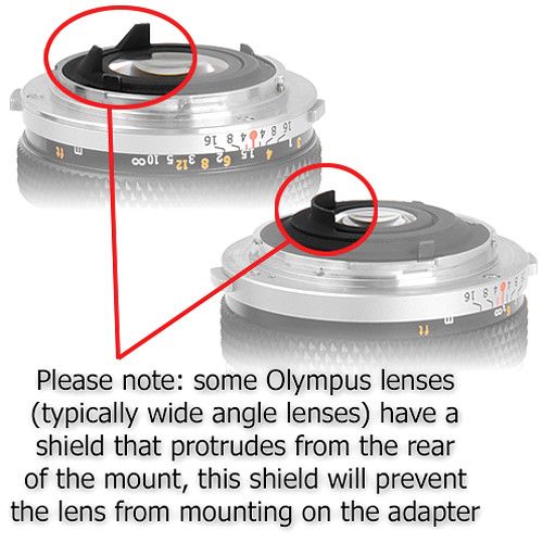  FotodioX Pro Lens Mount Adapter for Olympus OM Lens to Pentax K Mount Camera