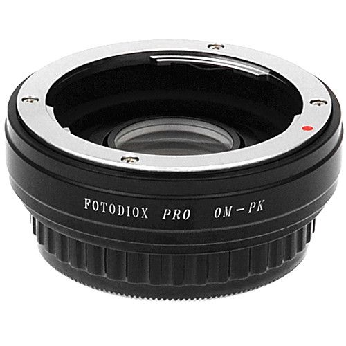  FotodioX Pro Lens Mount Adapter for Olympus OM Lens to Pentax K Mount Camera