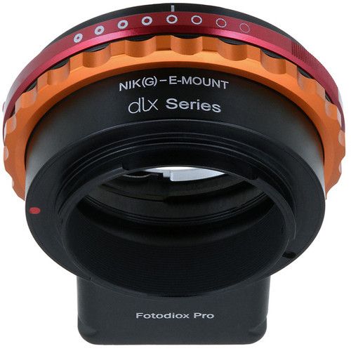  FotodioX Nikon F G-Type Lens to Sony E-Mount Camera DLX Series Adapter