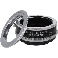 FotodioX Vizelex Cine ND Throttle Lens Mount Double Adapter Kit for Olympus OM-Mount Lens to Sony E-Mount Camera