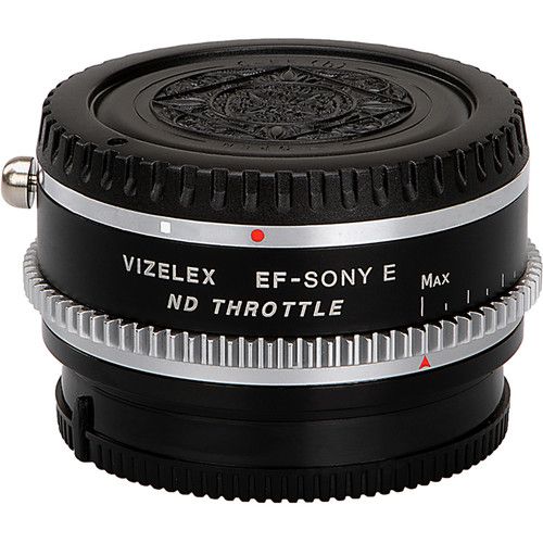  FotodioX Vizelex Cine ND Throttle Lens Mount Double Adapter Kit for Olympus OM-Mount Lens to Sony E-Mount Camera