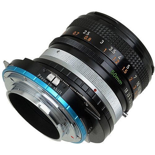  FotodioX Pro Lens Mount Shift Adapter for Canon FD-Mount Lens to Sony E-Mount APS-C Camera