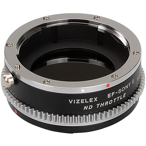  FotodioX Vizelex Cine ND Throttle Lens Mount Adapter for Canon EF or EF-S-Mount Lens to Sony E-Mount Camera