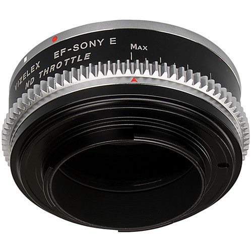  FotodioX Vizelex Cine ND Throttle Lens Mount Adapter for Canon EF or EF-S-Mount Lens to Sony E-Mount Camera
