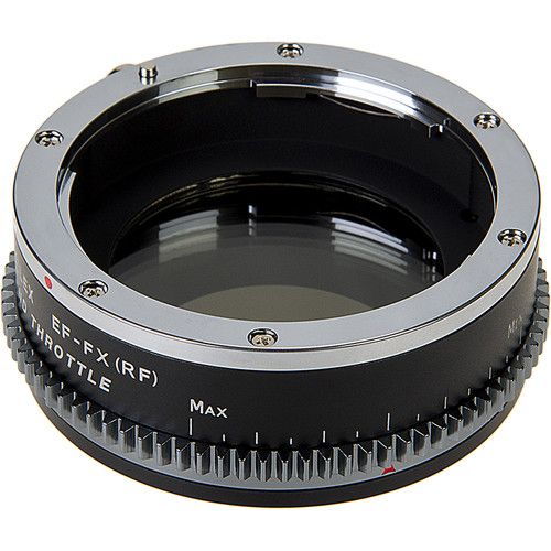  FotodioX Vizelex Cine ND Throttle Lens Mount Adapter for Canon EF or EF-S-Mount Lens to FUJIFILM X-Mount Camera
