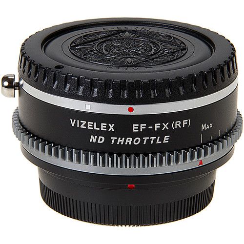  FotodioX Vizelex Cine ND Throttle Lens Mount Adapter for Canon EF or EF-S-Mount Lens to FUJIFILM X-Mount Camera