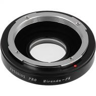 FotodioX Pro Mount Adapter for Miranda Lens to Pentax K-Mount Camera