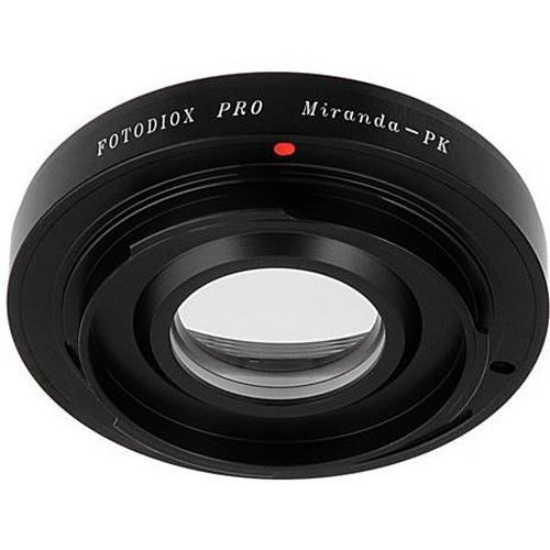  FotodioX Pro Mount Adapter for Miranda Lens to Pentax K-Mount Camera