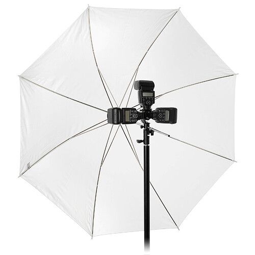  FotodioX Optical Triggered Tri Flash Umbrella Bracket with Light Stand Mount