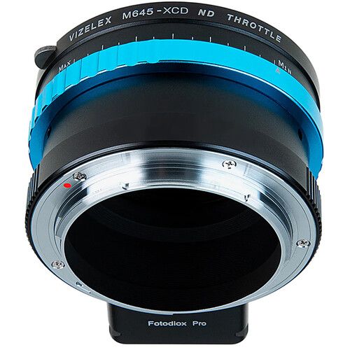  FotodioX Vizelex Cine ND Throttle Lens Mount Adapter (Mamiya 645 Lens to Hasselblad X Camera)