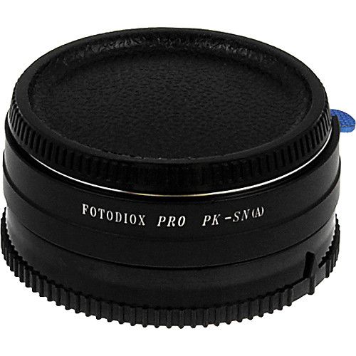  FotodioX Pro Lens Mount Adapter for Pentax K Lens to Sony A Mount Camera