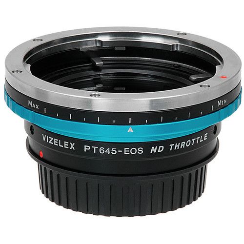  FotodioX Pentax 645 Lens to Canon EF Camera Vizelex ND Throttle Adapter