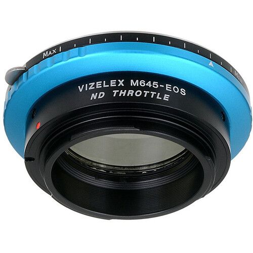  FotodioX Mamiya 645 Lens to Canon EF Camera Vizelex ND Throttle Adapter