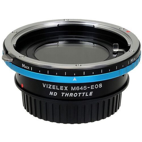  FotodioX Mamiya 645 Lens to Canon EF Camera Vizelex ND Throttle Adapter