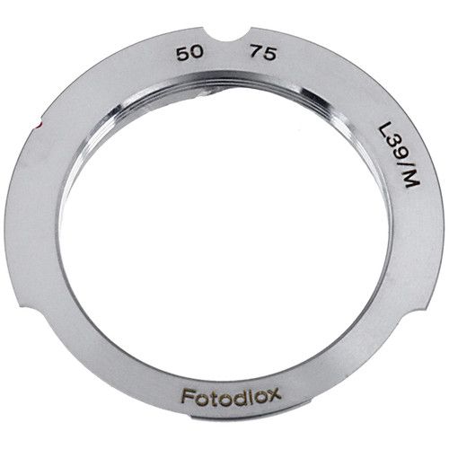  FotodioX M39 Lens to Leica M Camera Adapter (50mm/75mm Frame Lines)