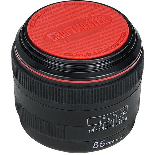  FotodioX LenzCoaster Lens Replica Coaster Set (Black and Red)