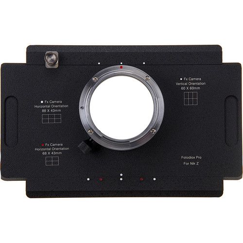  FotodioX Multi-Position Stitching Adapter for Nikon Z-Mount Camera to View Camera with Graflok Back