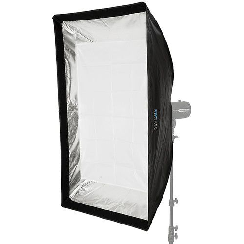  FotodioX EZ-Pro Rectangle Softbox with Quantum Qflash and TRIO Flash Speed Ring (32 x 48