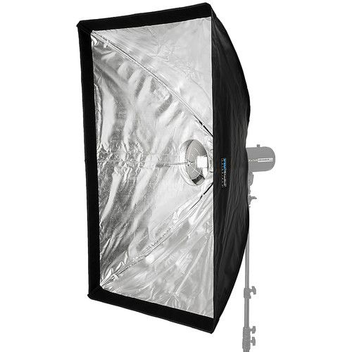  FotodioX EZ-Pro Rectangle Softbox with Quantum Qflash and TRIO Flash Speed Ring (32 x 48