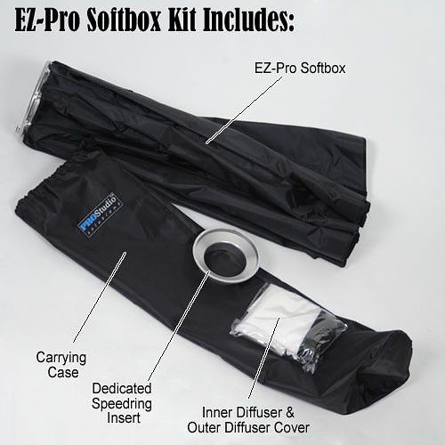  FotodioX EZ-Pro Strip Softbox with Soft Diffuser for Metz Flashes (12 x 56