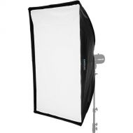 FotodioX EZ-Pro Rectangle Softbox with Balcar, Alien Bees, Einstein, White Lightning, and Flashpoint I Speed Ring (32 x 48