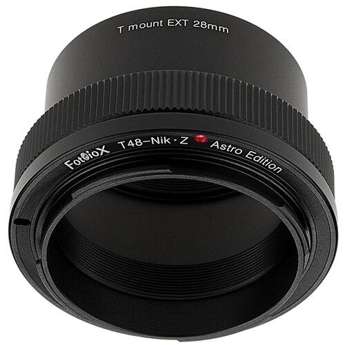  FotodioX Lens Adapter Astro Edition for T-Mount Wide Field Telescopes to Nikon Z-Mount Cameras