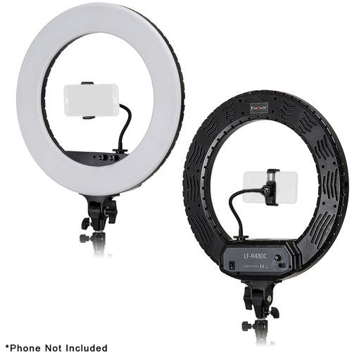  FotodioX Selfie Starlite Vlog Bi-Color Ring Light Kit (Black, 18