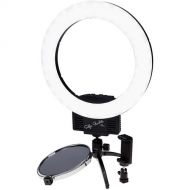 FotodioX Selfie Starlite Mini Vlog Bi-Color Ring Light with Tabletop Tripod (Black, 12