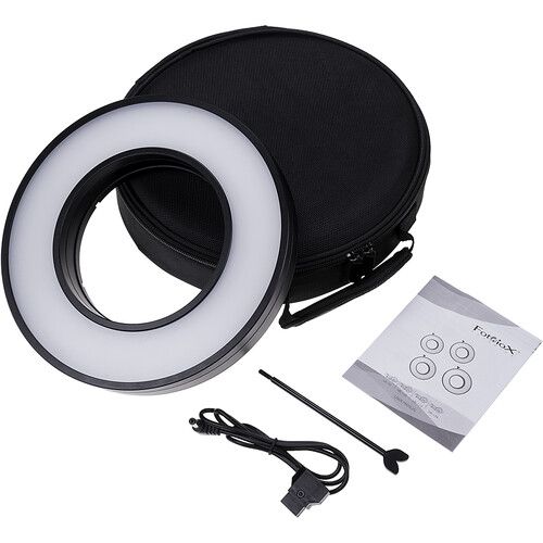  FotodioX Pro FACTOR LED Ring Light with D-Tap Power Cable (134mm)