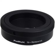 FotodioX Lens Mount Adapter for T-Mount T/T-2 Screw Mount SLR Lens to Olympus 4/3 (OM4/3 or 4/3) Mount Mirrorless Camera Body