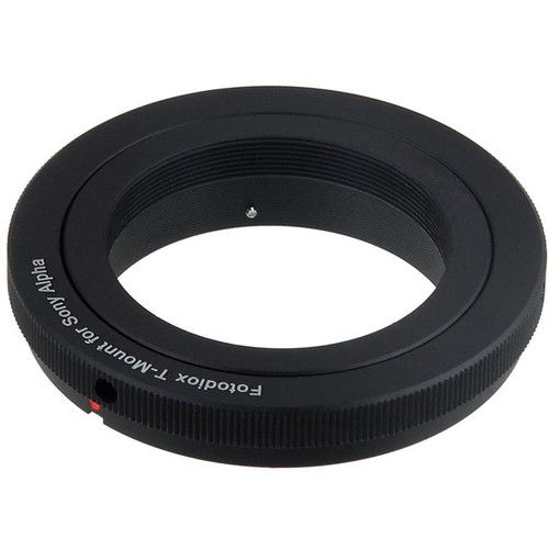  FotodioX Lens Mount Adapter for T-Mount T/T-2 Screw Mount SLR Lens to Sony Alpha A-Mount (and Minolta AF) Mount SLR Camera Body