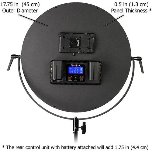  FotodioX C-700RSV FlapJack LED Bi-Color Edge Light (18