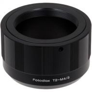 FotodioX Lens Mount Adapter for T-Mount T/T-2 Screw Mount SLR Lens to Micro Four Thirds (MFT, M4/3) Mount Mirrorless Camera Body