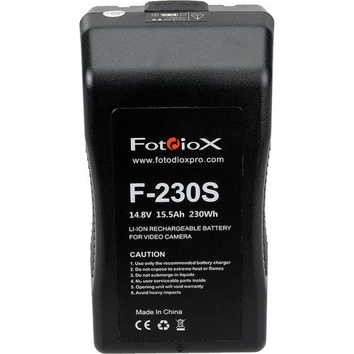  FotodioX Dual Position Battery Charger Kit with 2 Li-Ion 230Wh V-Mount Batteries