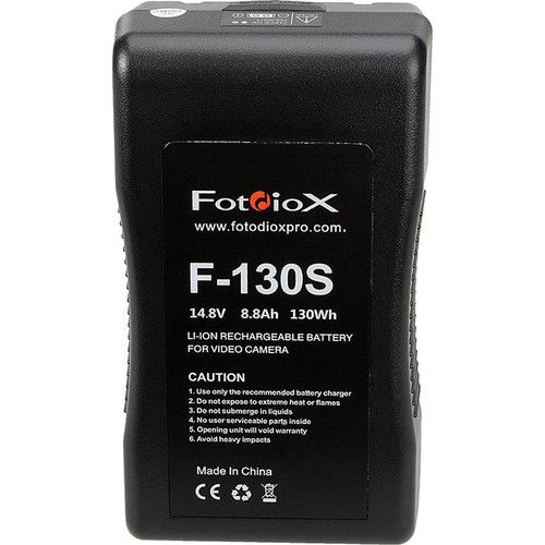  FotodioX Dual Position Battery Charger Kit with 2 Li-Ion 130Wh V-Mount Batteries