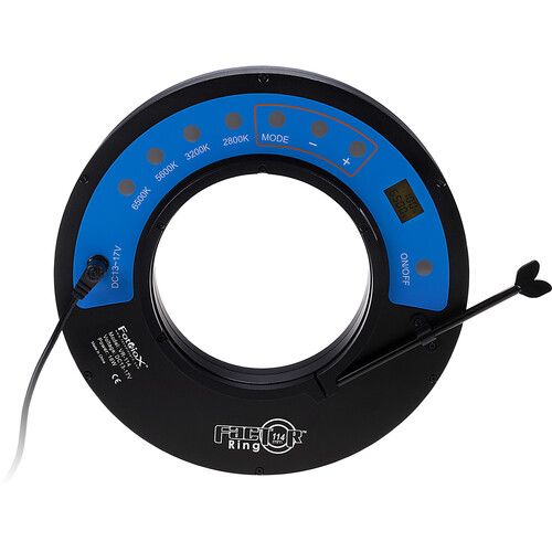  FotodioX Pro FACTOR LED Ring Light with D-Tap Power Cable (114mm)