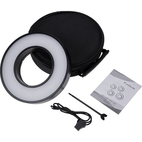  FotodioX Pro FACTOR LED Ring Light with D-Tap Power Cable (114mm)