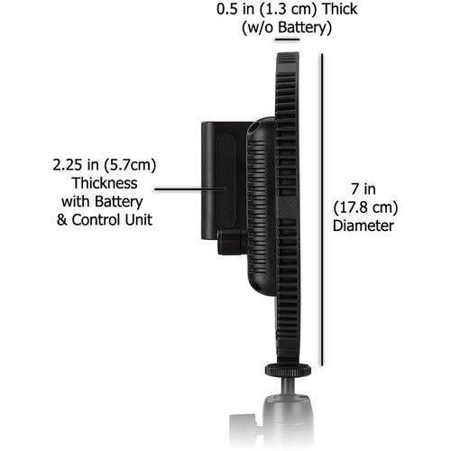  FotodioX C-200RS FlapJack LED Bi-Color Edge Light (7