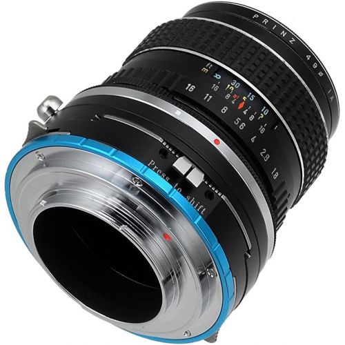  Fotodiox Pro Combo Shift Lens Mount Adapter Compatible with M42 Type 2 and Type 1 Lenses to Fujifilm X-Mount Cameras