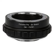 Fotodiox DLX Stretch Lens Mount Adapter - Olympus Zuiko (OM) 35mm SLR Lens to Fujifilm X-Series Mirrorless Camera Body with Macro Focusing Helicoid and Magnetic Drop-in Filters