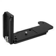 Exxy L-Bracket for Fujifilm GFX 50S Camera from Fotodiox Pro - All Metal Black Camera Hand Grip for Arca Swiss or Arca Swiss-Type Quick Releases