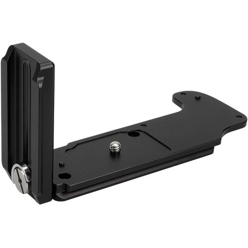  Exxy L-Bracket for Fujifilm GFX 50S Camera from Fotodiox Pro - All Metal Black Camera Hand Grip for Arca Swiss or Arca Swiss-Type Quick Releases