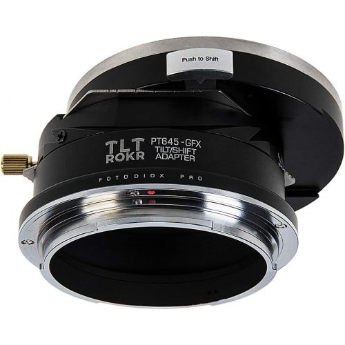  Fotodiox Pro TLT ROKR - Tilt/Shift Lens Mount Adapter Compatible with Pentax 645 (P645) Mount SLR Lenses to Fujifilm Fuji G-Mount GFX Mirrorless Camera Body