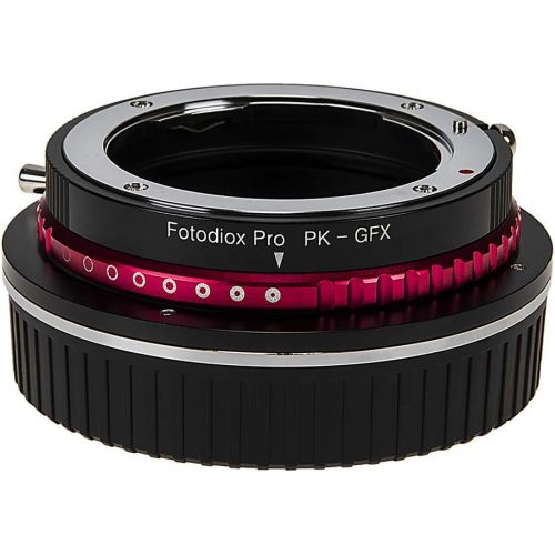  Fotodiox DLX Lens Mount Adapter Compatible with Pentax K AF (KAF) Lenses to Fujifilm GFX G-Mount Mirrorless Cameras