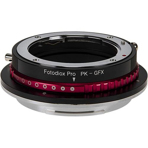  Fotodiox DLX Lens Mount Adapter Compatible with Pentax K AF (KAF) Lenses to Fujifilm GFX G-Mount Mirrorless Cameras