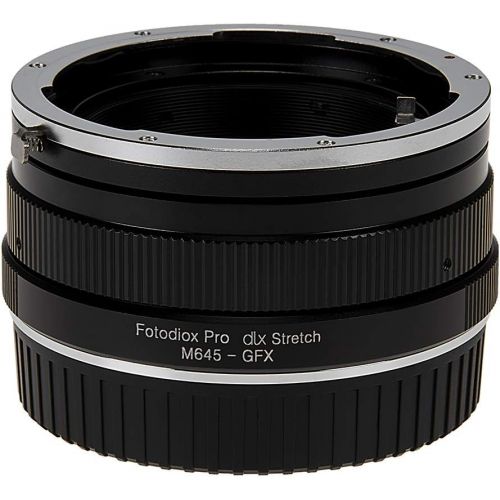  Fotodiox DLX Stretch Lens Mount Adapter Compatible with Mamiya 645 MF Lenses to Fujifilm GFX G-Mount Mirrorless Cameras